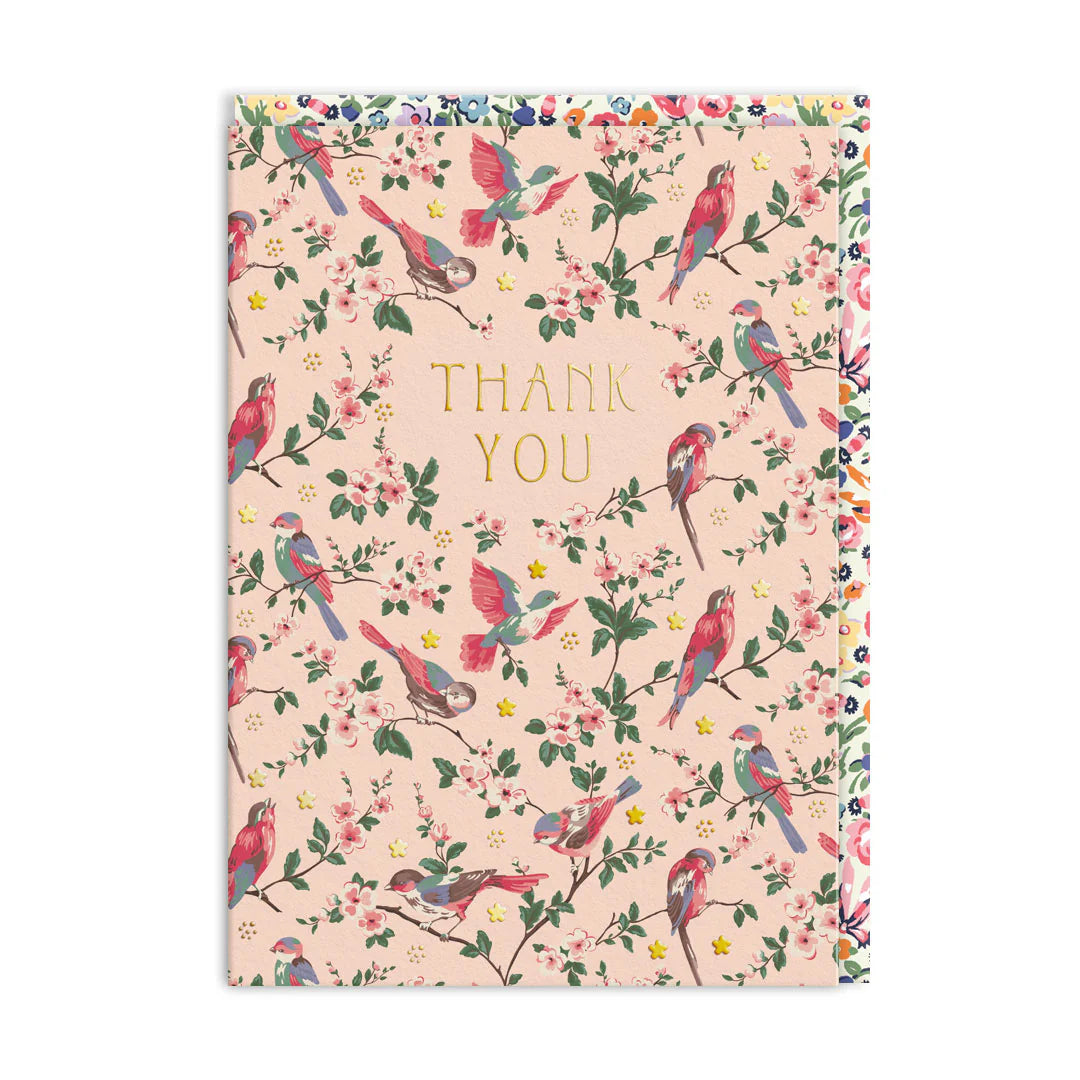 Carte remerciement Oiseaux du jardin - Cath Kidston