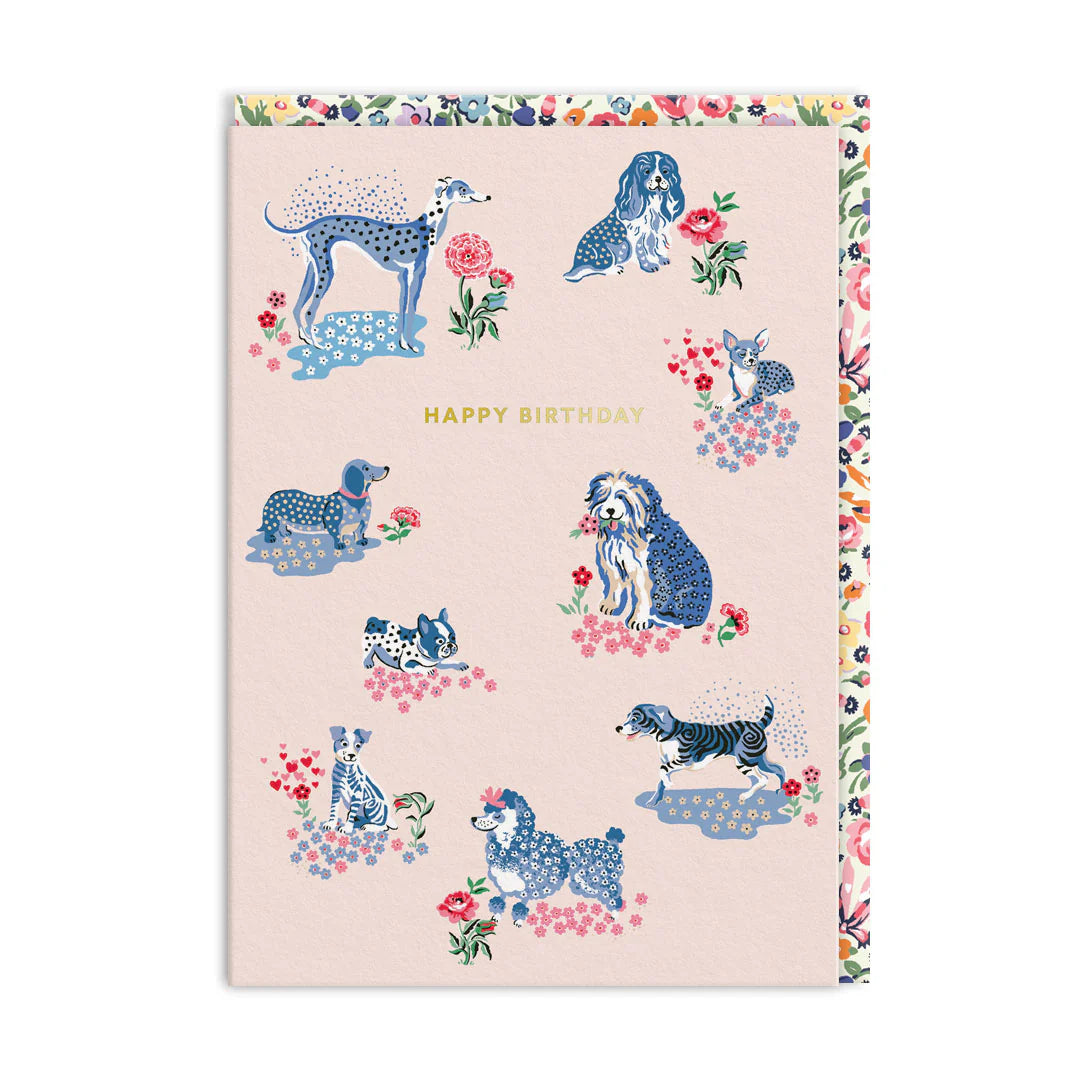 Carte anniversaire Puppy Field - Cath Kidston