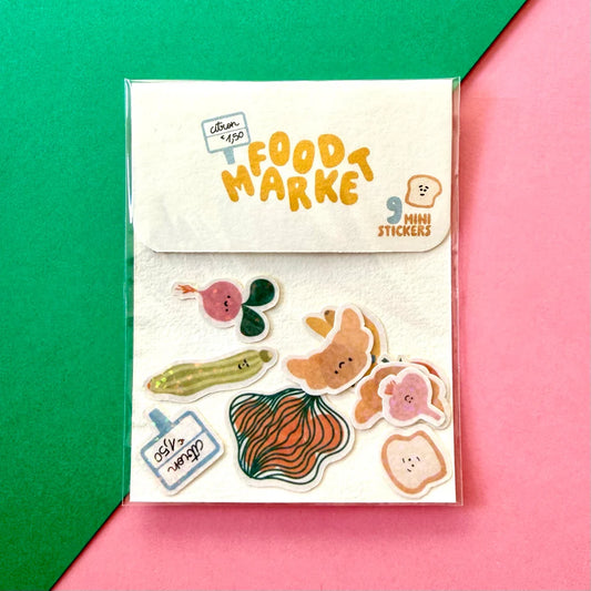 Stickers Food Market