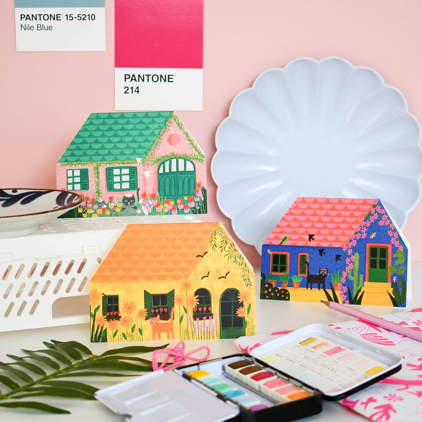 Carte chat maison - Niaski