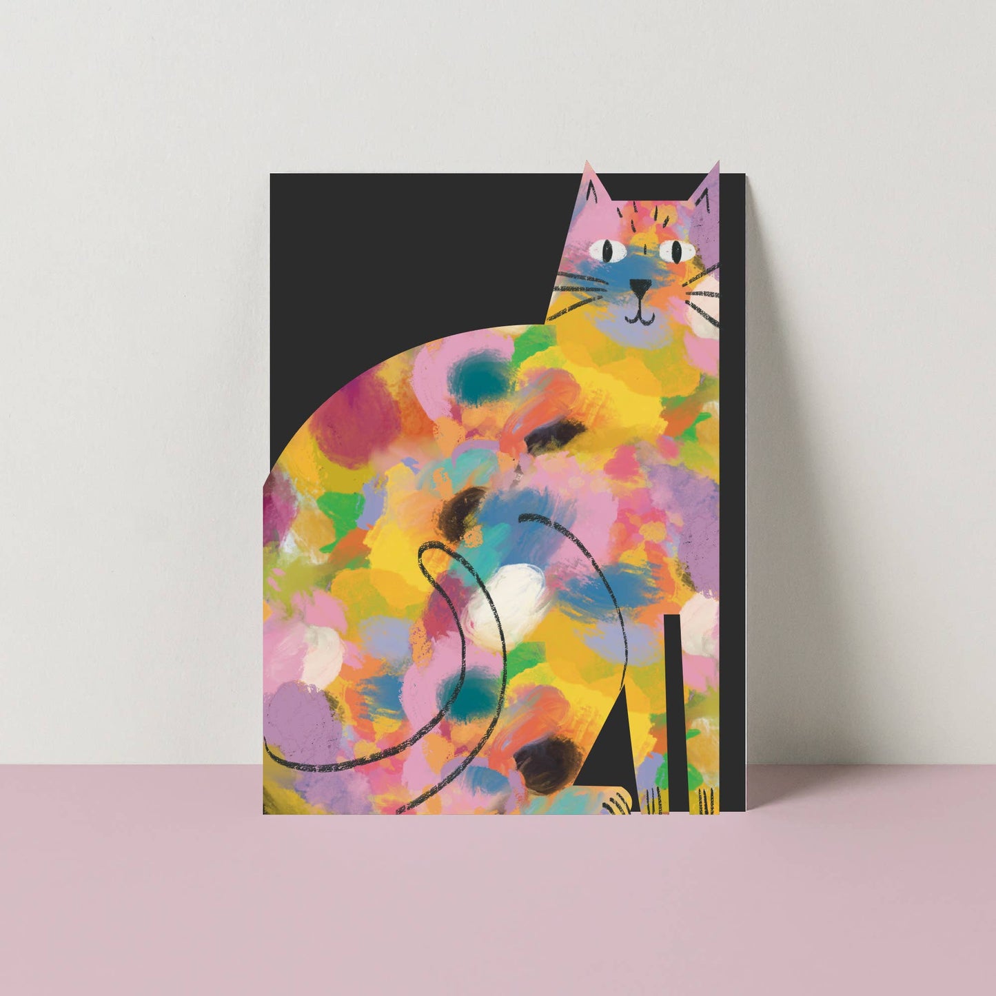 Carte chat peint - Niaski
