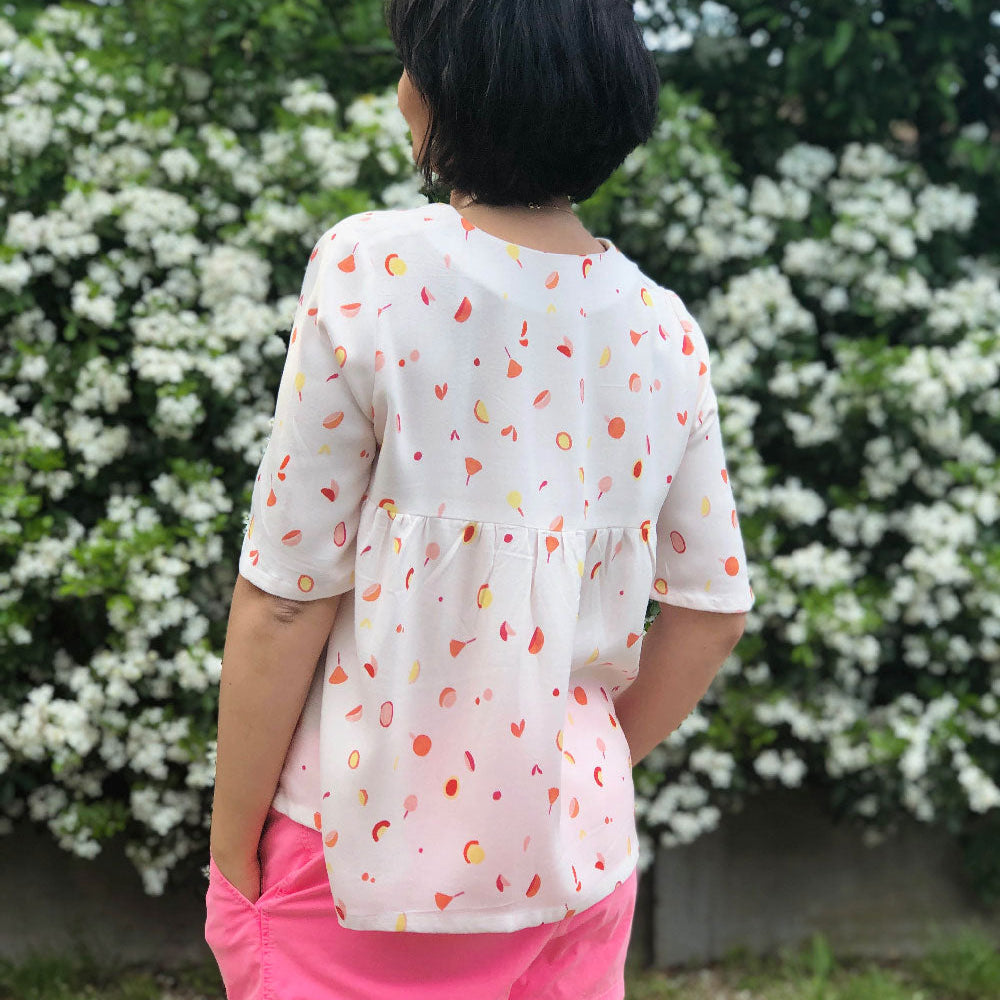 Patron couture PDF blouse Alet