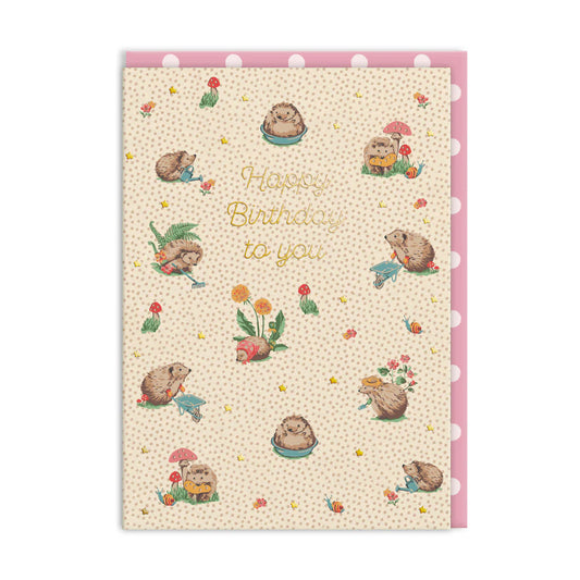 Carte anniversaire Joyeux Hérissons - Cath Kidston