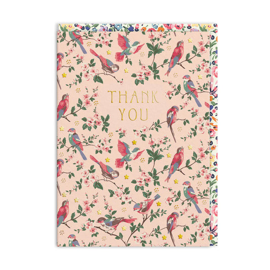 Carte remerciement Oiseaux du jardin - Cath Kidston