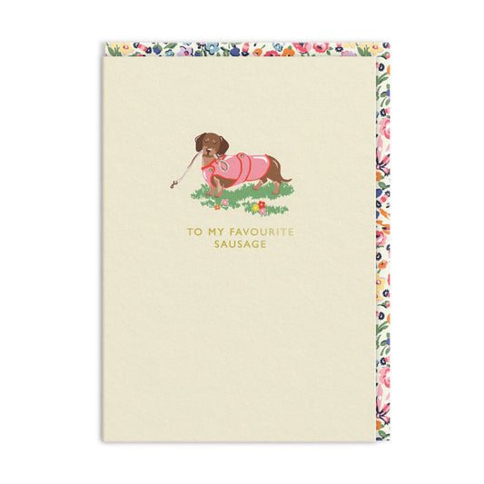 Carte To My Favorite Sausage - Cath Kidston