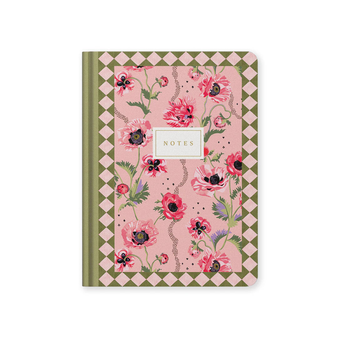 Carnet Cath Kidston - Pink poppies