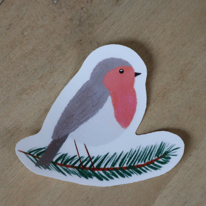 Sticker rouge gorge