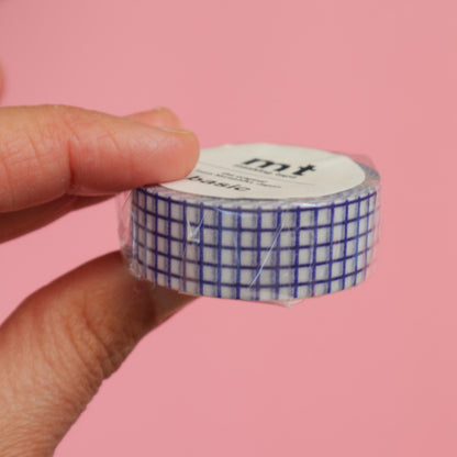 Masking tape MT quadrillé bleu