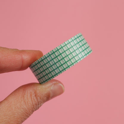 Masking tape MT quadrillé vert