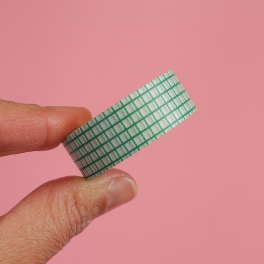 Masking tape MT quadrillé vert