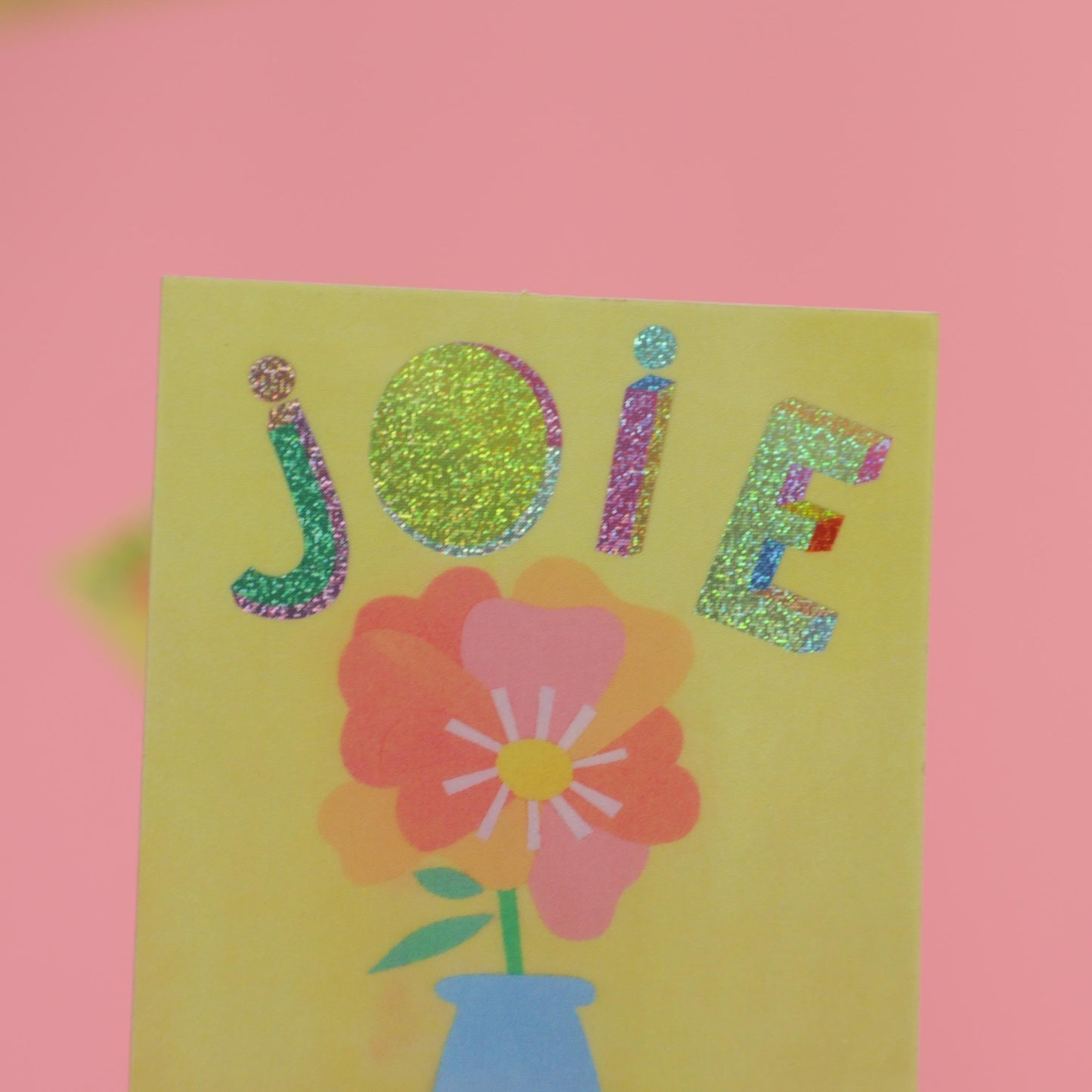 Sticker pailleté JOIE