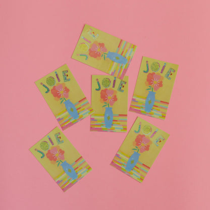 Sticker pailleté JOIE