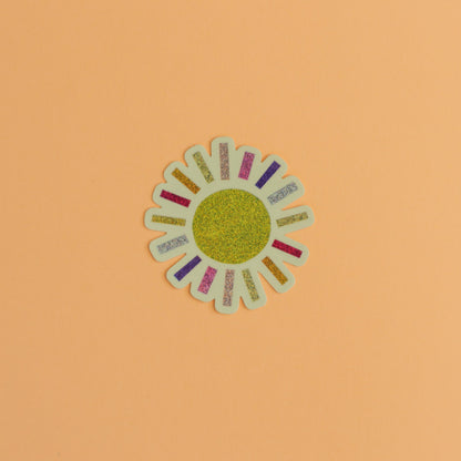 Sticker Soleil pailleté