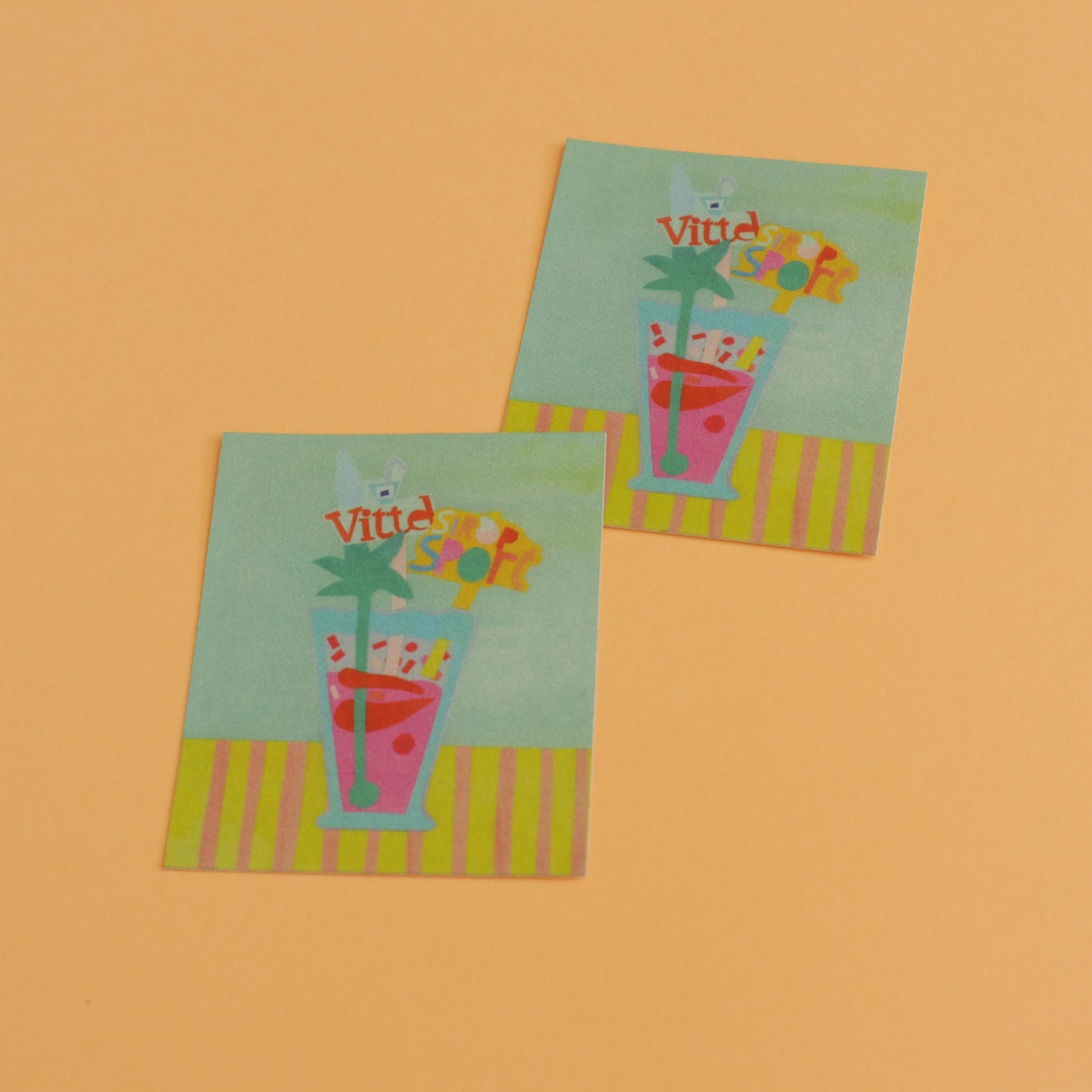 Sticker pailleté Vittel sport