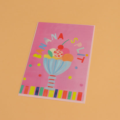 Carte Banana Split - Fanny Menoret