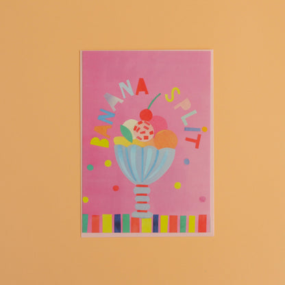 Carte Banana Split - Fanny Menoret