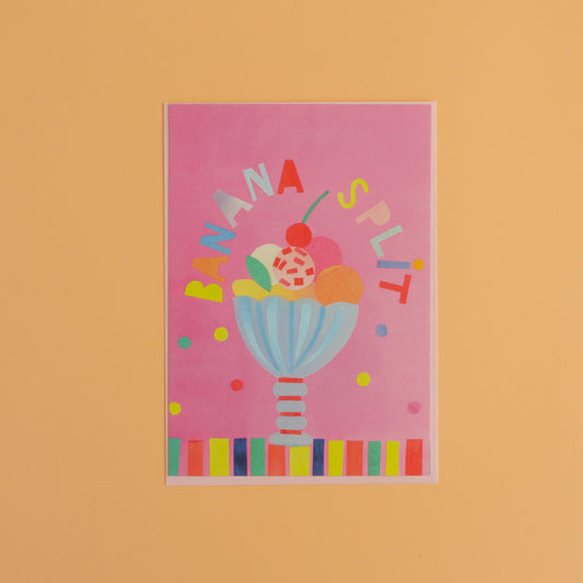 Carte Banana Split - Fanny Menoret