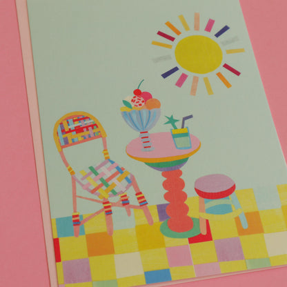 Carte table en terrasse - Fanny Menoret