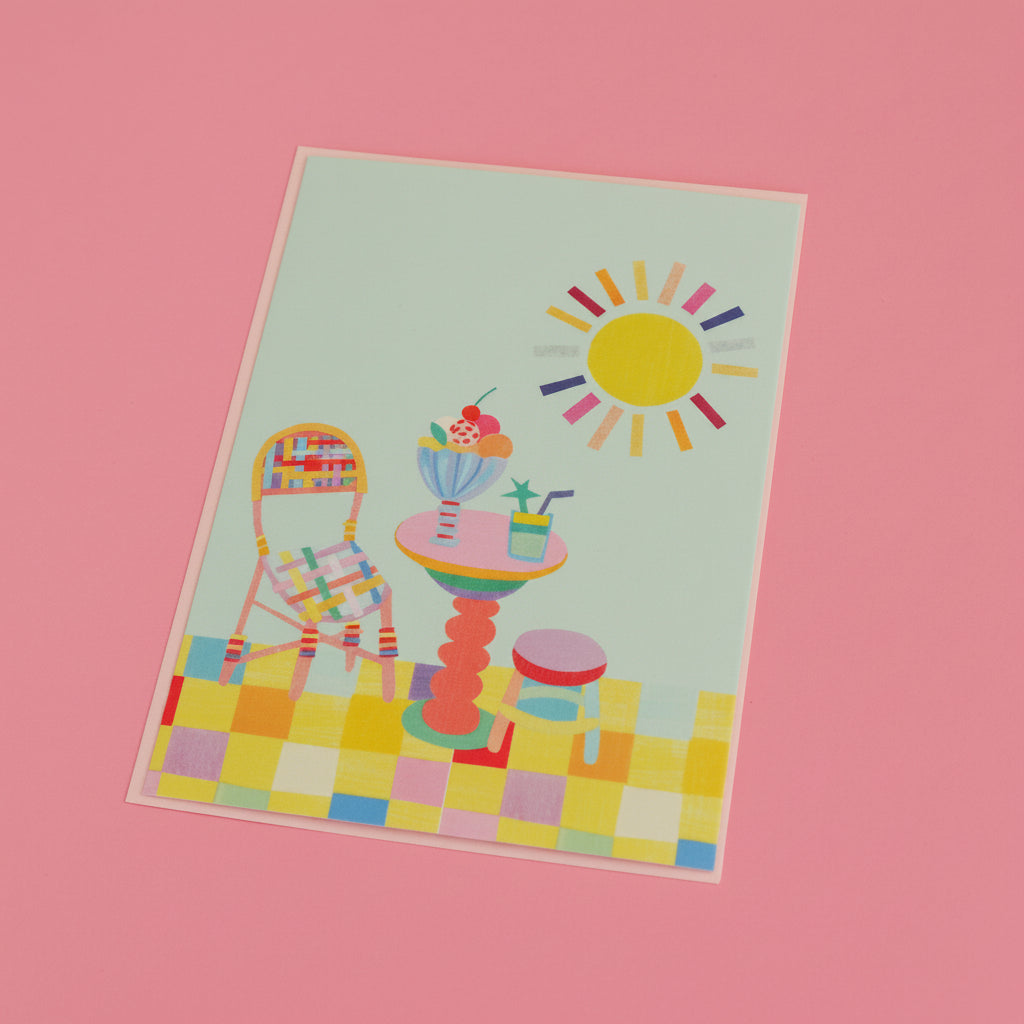 Carte table en terrasse - Fanny Menoret