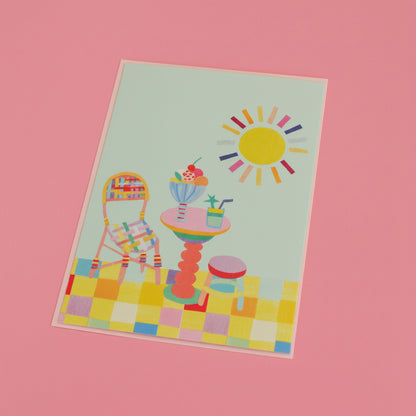 Carte table en terrasse - Fanny Menoret