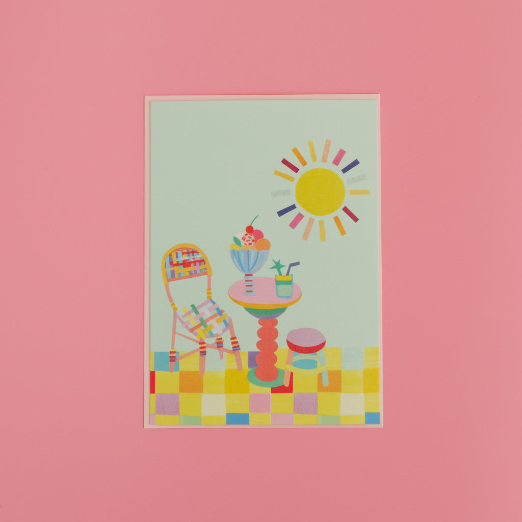 Carte table en terrasse - Fanny Menoret