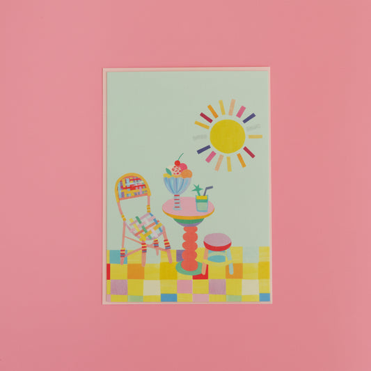 Carte table en terrasse - Fanny Menoret