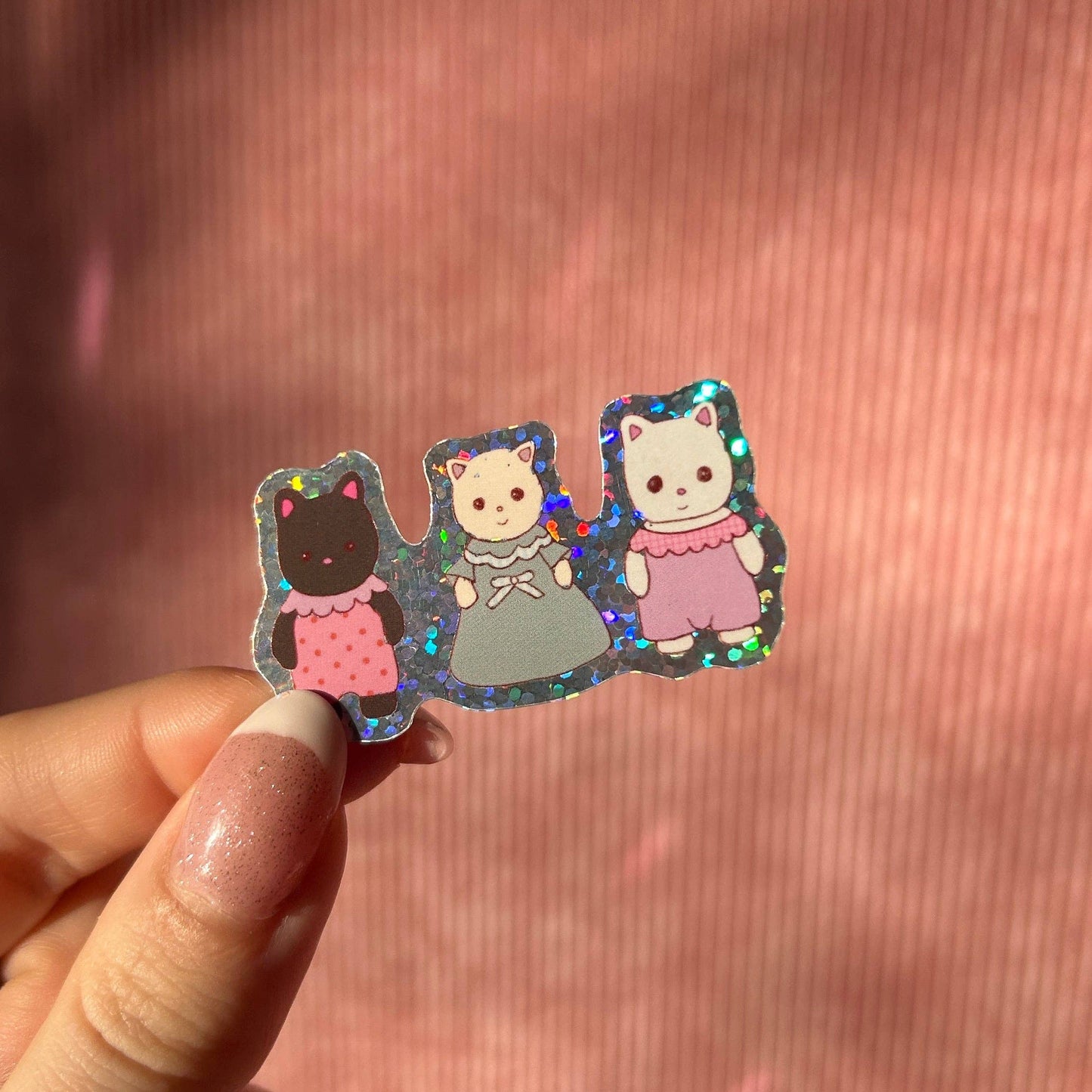 Sticker 3 minis lapins