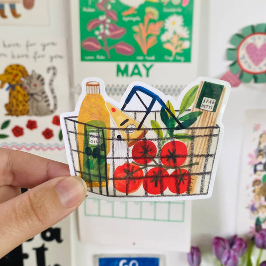 Sticker Panier de Courses