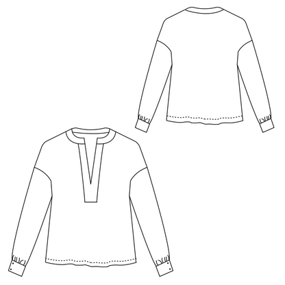 Patron couture PDF basic dress