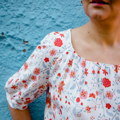 Patron couture PDF blouse Blossom