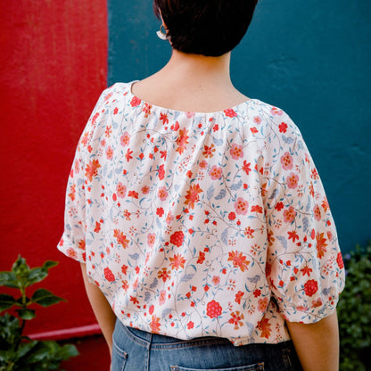 Patron couture PDF blouse Blossom