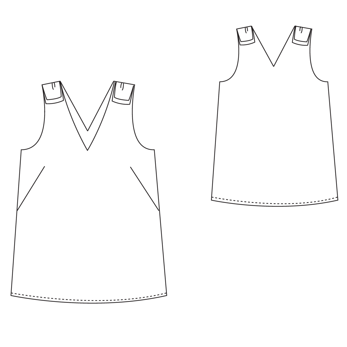 Patron couture PDF top Satis