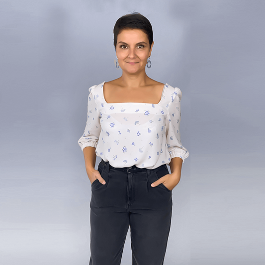 Patron couture PDF basic blouse
