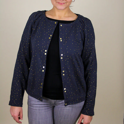 Patron de couture PDF cardigan Bergen