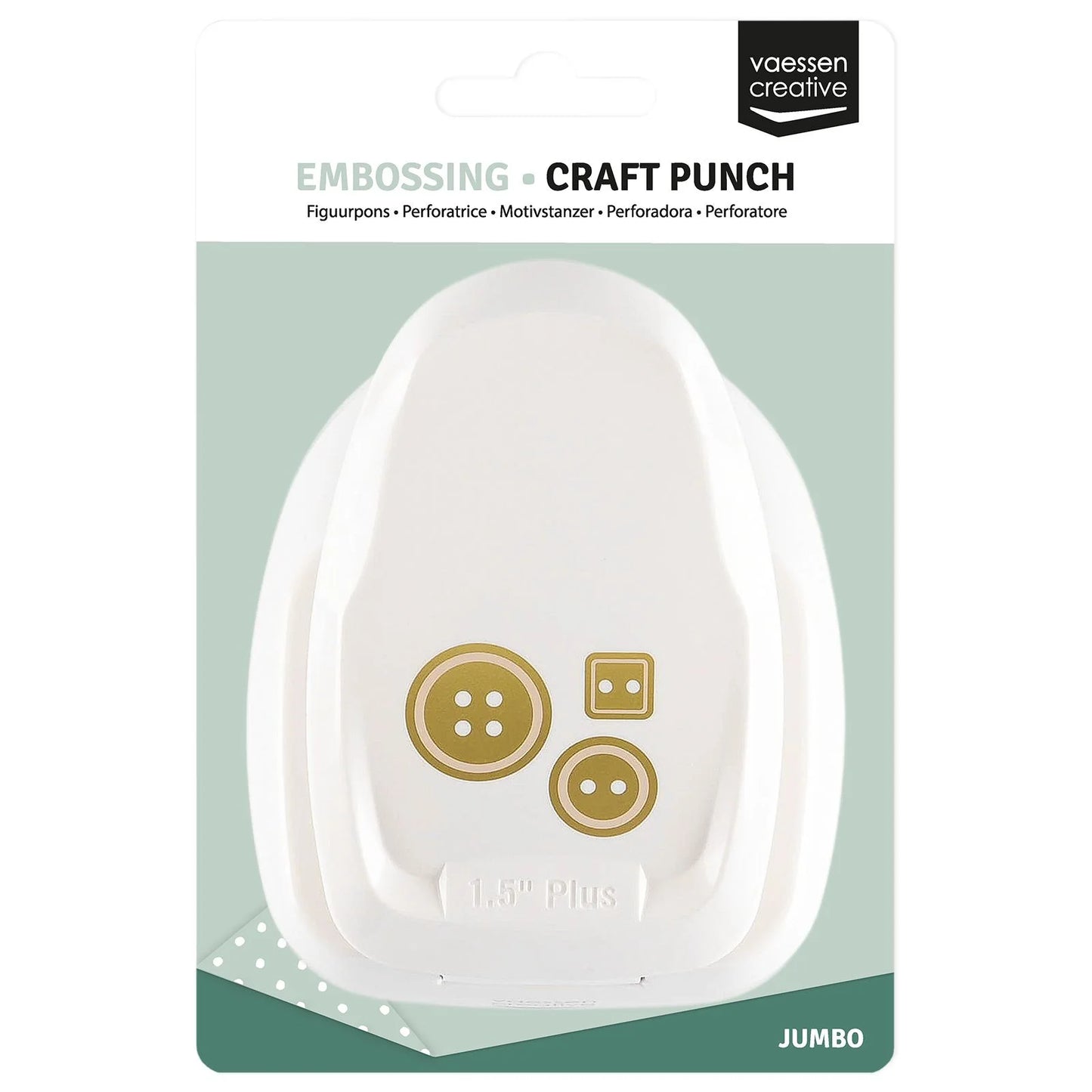 Perforatrice embosseuse boutons