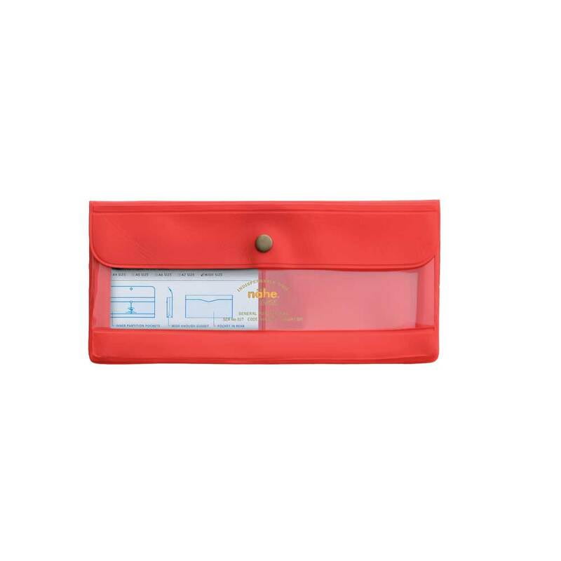 Pochette Nähe rouge wide size