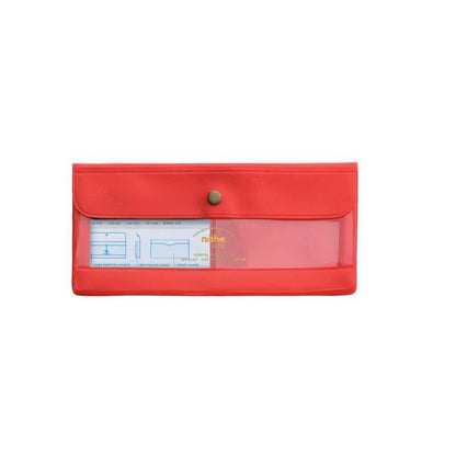 Pochette Nähe rouge wide size