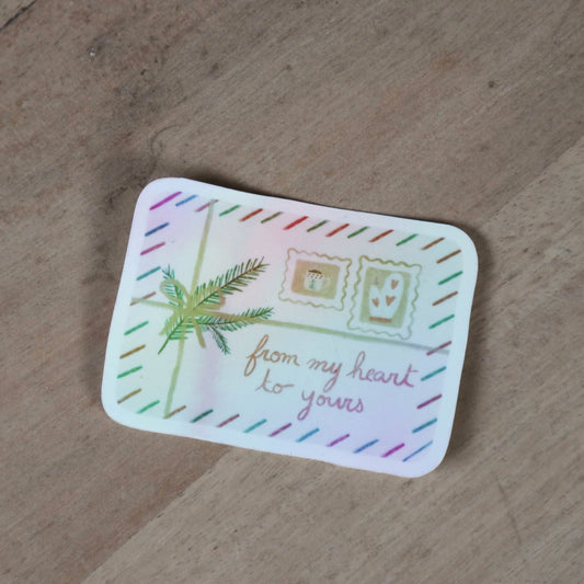 Sticker courrier de Noël