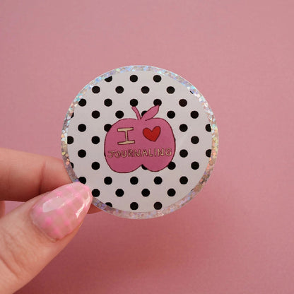 Sticker I love Journaling