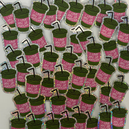 Sticker Love Matcha